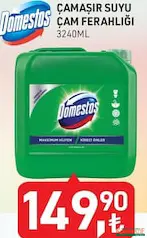 DOMESTOS ÇAMAŞIR SUYU ÇAM FERAHLIĞI 3240 ML DOMESTOS ÇAMAŞIR SUYU ÇAM FERAHLIĞI 3240 ML